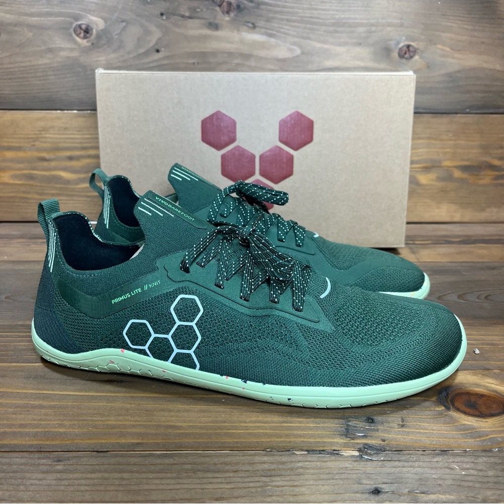 Vivobarefoot Primus Lite Knit Douglas Fir  Sneaker Running Shoe
